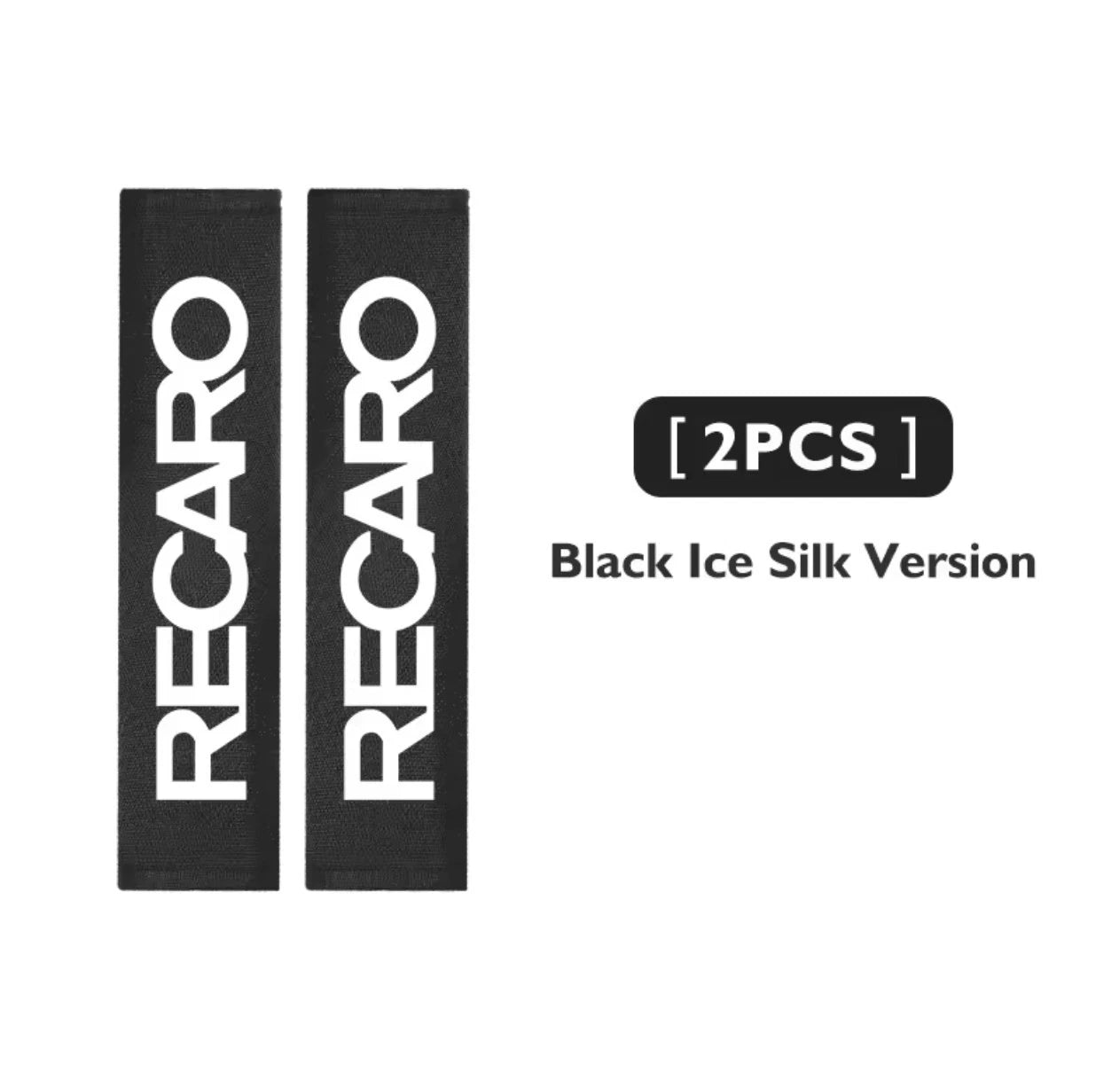 JDM RECARO BLACK THICK SEAT BELT DRIFT SHOULDER PAD RACE STREET CRUISE V8 TURBO