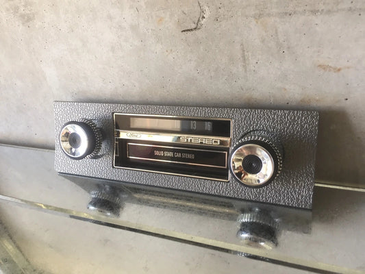 FORD XW XY GT GS FALCON 8 TRACK DUMMY FACE + BRACKETS - ARGENT SILVER