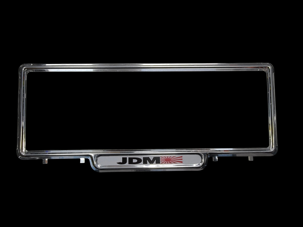 Genuine Retro JDM Classic License Plate Covers - Pair