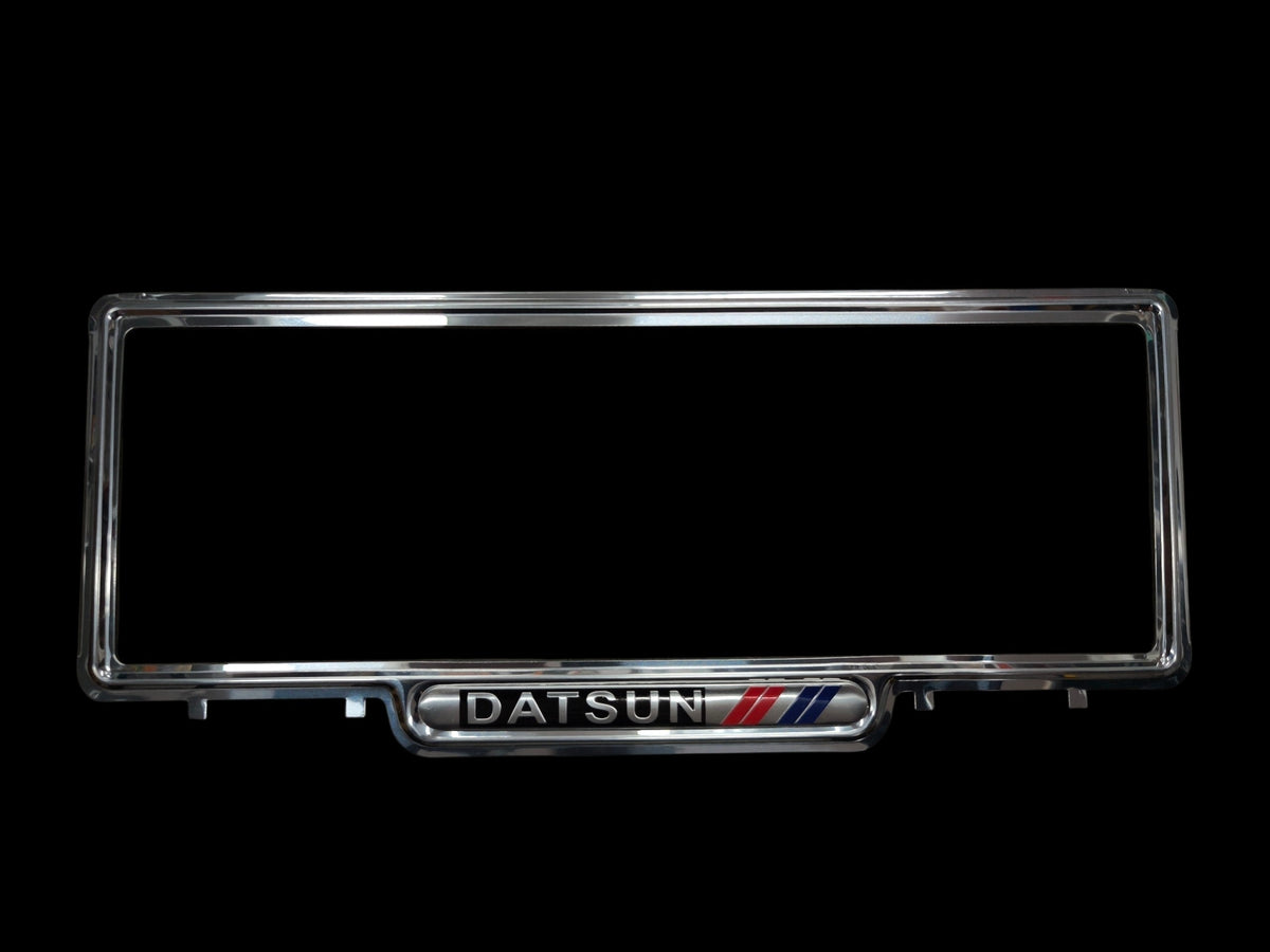 Genuine Retro NISSAN DATSUN Classic License Plate Covers - Pair