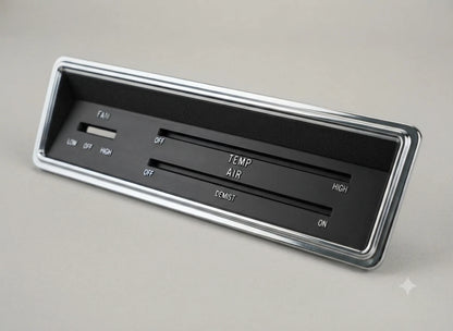 VALIANT CHRYSLER VE VG VF HEATER FACE PANEL BRAND NEW REPRO CHROME FINISH