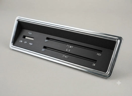 VALIANT CHRYSLER VE VG VF HEATER FACE PANEL BRAND NEW REPRO CHROME FINISH