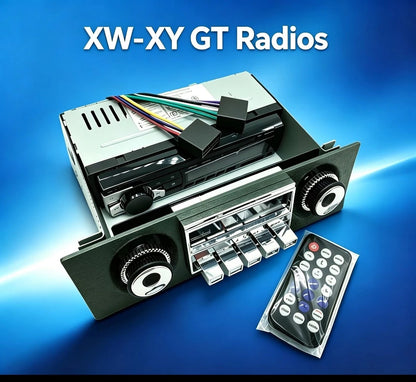GT GS USB Radio FORD Dummy Face XW XY SUPERFRINGE ARGENT SILVER FALCON FAIRMONT  Repro