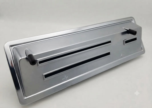 VALIANT CHRYSLER VE VG VF HEATER FACE PANEL BRAND NEW REPRO CHROME FINISH
