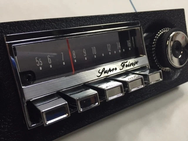 XW XY GT GS FALCON FAIRMONT SUPERFRINGE DUMMY RADIO FACE - BLACK HO 351