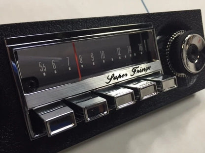 XW XY GT GS FALCON FAIRMONT SUPERFRINGE DUMMY RADIO FACE - BLACK HO 351