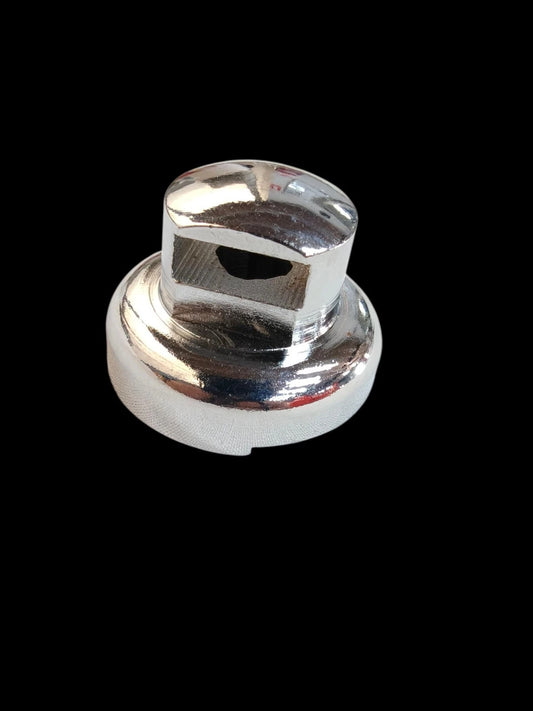 MERCEDES R 107 CONVERTIBLE HARDTOP CHROME ROOF LATCH NUT CAPS 450SL 380SL 560SL